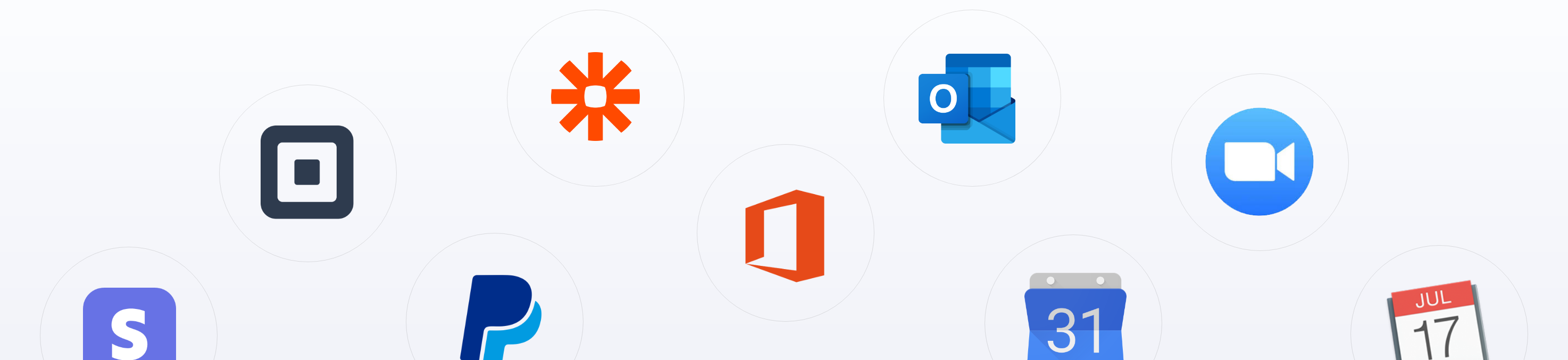 Various apps that integrate with Appointy's event booking software