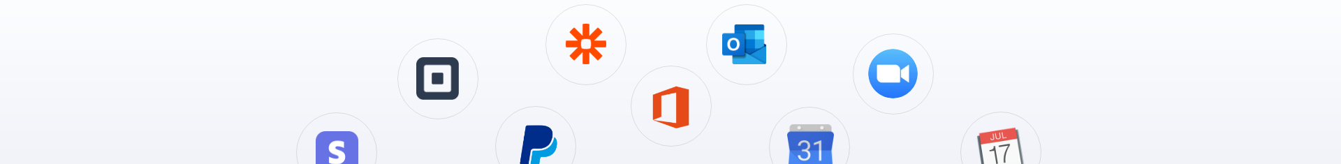 Various apps that integrate with Appointy's event booking software