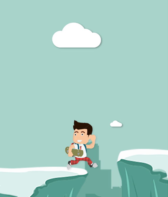 A school going boy with a skateboard